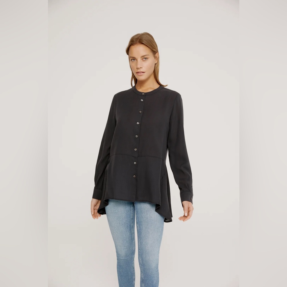 NWT Harshman Ornella Tunic, Navy, Size XL Current Season, Retail $212.00